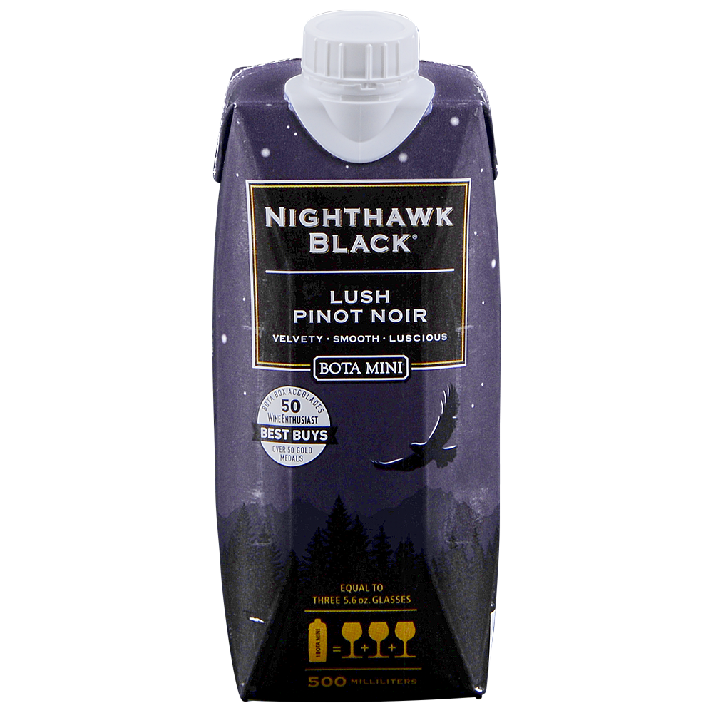Mini Bota Box Nighthawk Black Lush Pinot Noir