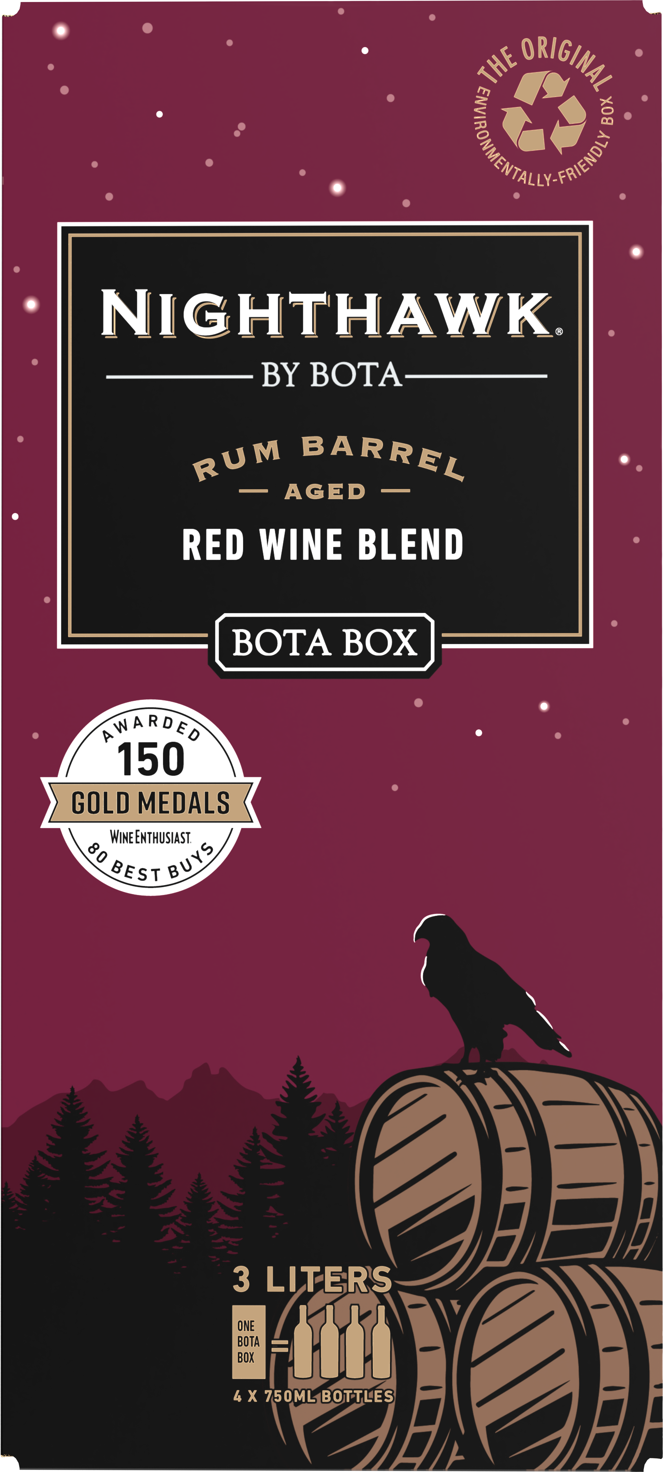 Bota Box Nighthawk Rum Barrel Aged Red Blend